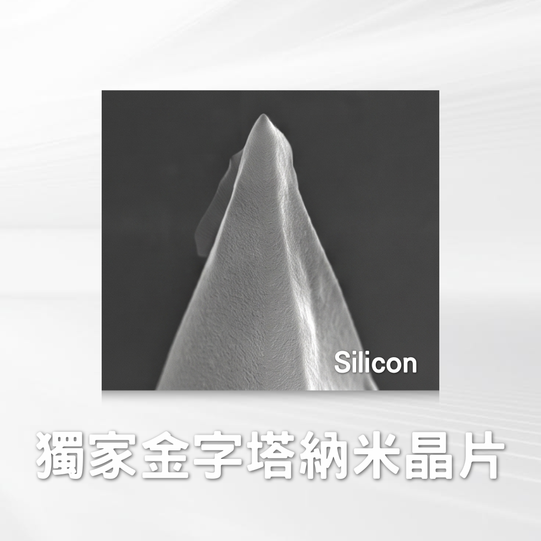 Tri-glow 獨家金字塔納米晶片